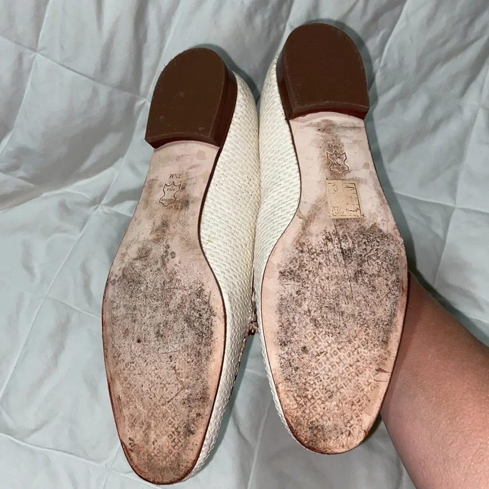 RARE Like new Tory Burch mini Benton charm loafers